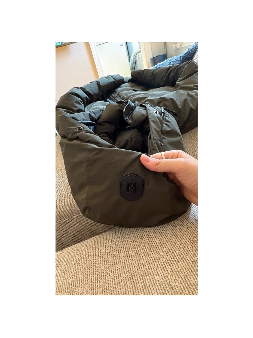 Mackage Olive Green Puffer Coat